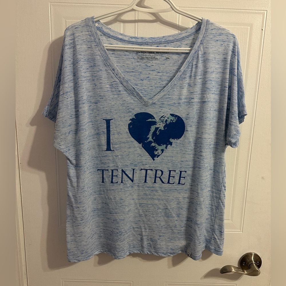 Blue Ten Tree Graphic T-Shirt